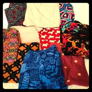 EUC lot of 10 LuLaRoe OS leggings!